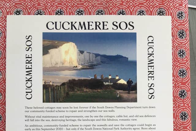Cuckmere Haven SOS' poster