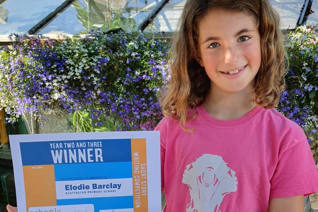 Elodie Barclay from Rustington Community Primary School won the prize for years two and three