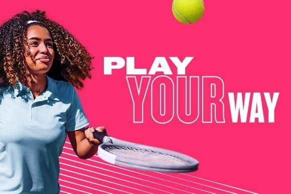 The immaculate courts have been opened up for bookings as part of the Lawn Tennis Association’s ‘Play Your Way’ scheme SUS-200721-113726001