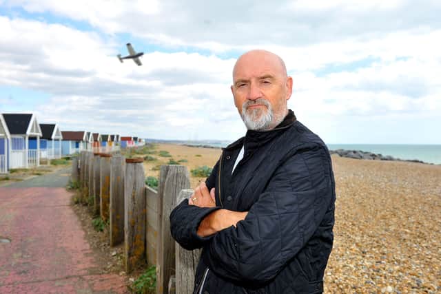 Dave Cleaver has complained about the increased number of planes flying out of Shoreham Airport since covid. Pic Steve Robards SR2007285 SUS-200728-150528001