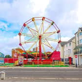 A ferris wheel which recently appeared by the seafront. Picture by Paul Wells