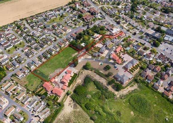 Plans for nine homes on this plot of land in Pagham is one of the planning appeals Arun District Council will have to fight