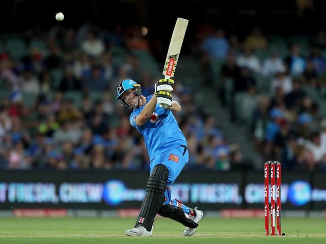Phil Salt hits out for Adelaide Strikers last winter / Picture: Getty