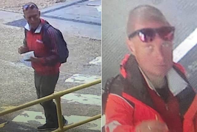 Police are looking to identify this man. Picture from Sussex Police SUS-200724-170621001