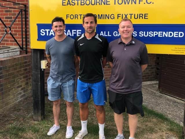 Eastbourne Town's new U23s management trio