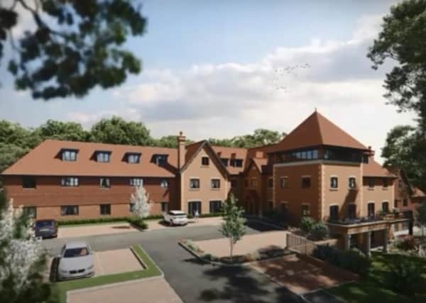 CGI plans of new care home off Warren Road, Worthing