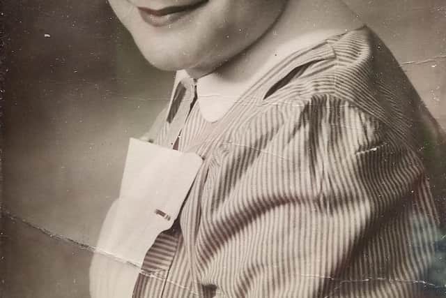 Doris Wells as a young nurse