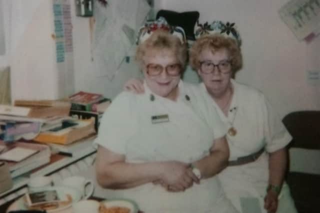 Doris and Ann worked together for many years and both retired from Swandean in 1994