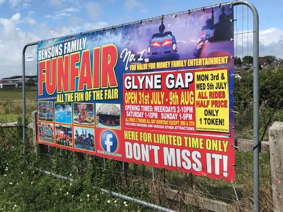 Glyne Gap funfair