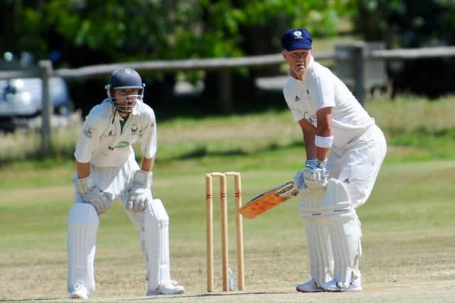 Paul O'Sullivan batting for Broadwater against Henfield in a friendly last week. Picture by Stephen Goodger