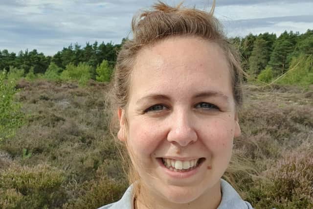Event organiser Beth Nicholls, who is also a communities outreach officer for the South Downs National Park's Heathlands Reunited project