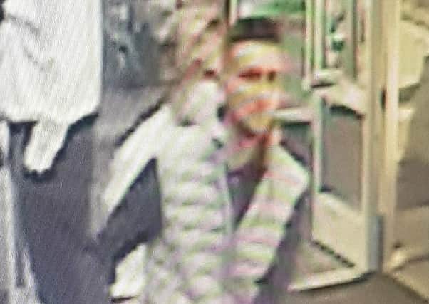 Police would like to speak to this man. Photo: Sussex Police