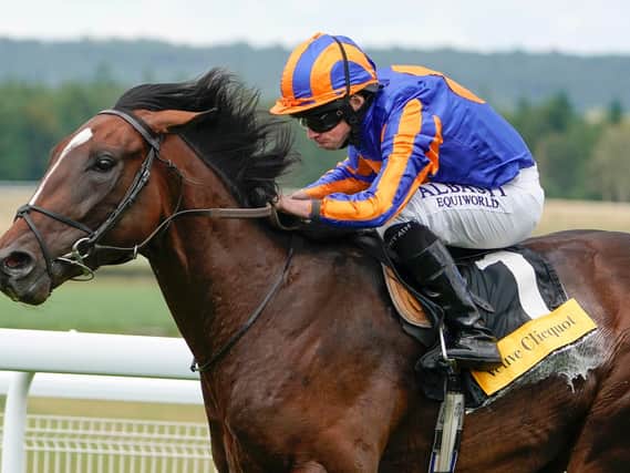 Ryan Moore and Battleground win on day one of Glorious Goodwood / Picture: Alan Crowhurst, Getty