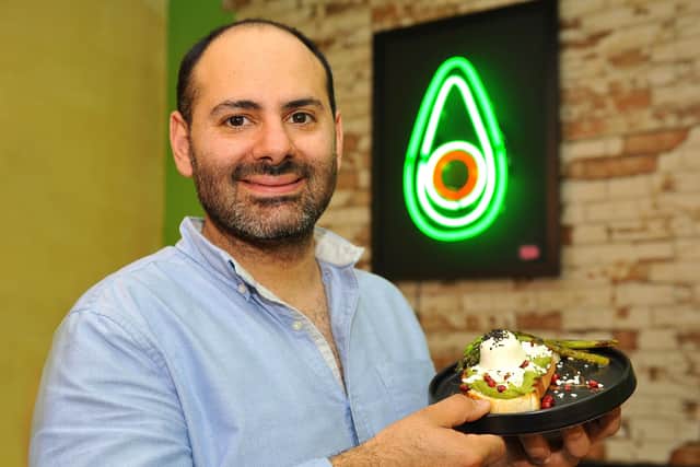 Joel Ariaman, owner of Smashed Avocado Bar that has opened in Worthing. Pic Steve Robards