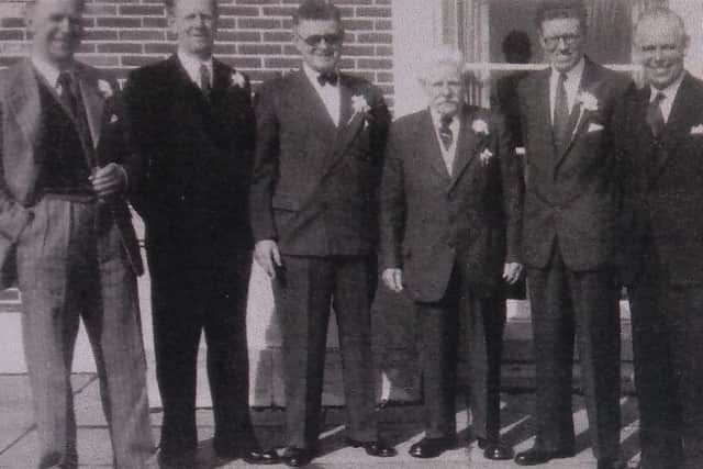 From left, Chris, Len, Bill, Bill senior, Ern and George - at the time, Jim was absent as his wife Doreen was expecting a baby