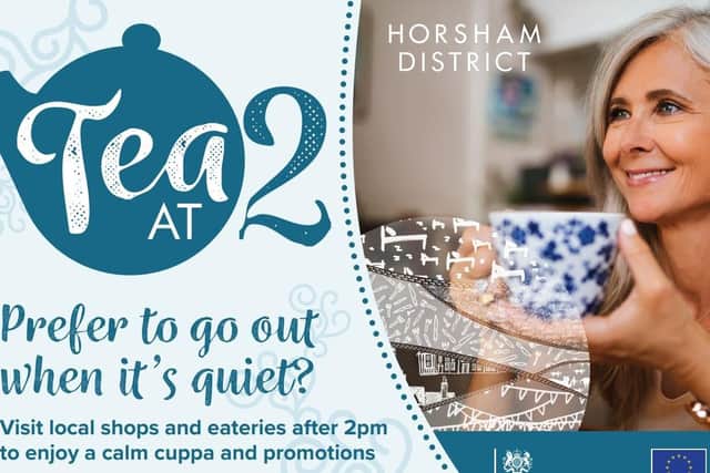The Tea at Two campaign is being launched by Horsham District Council