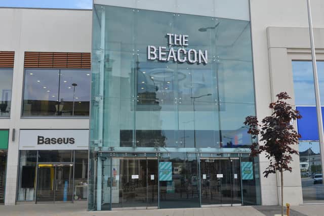 The Beacon shopping centre in Eastbourne