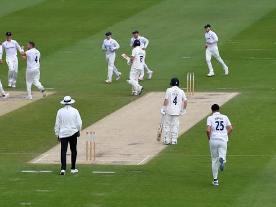 The Sussex bowlers had too much for Hampshire at Hove / Picture: Getty