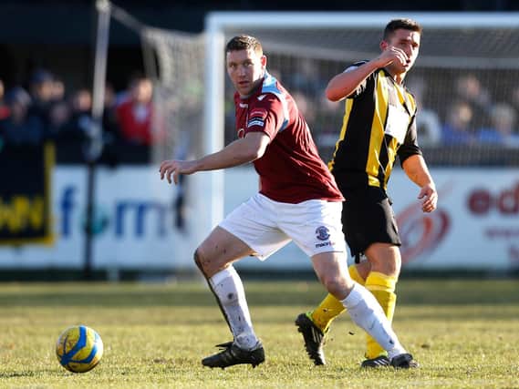 Sean Ray of Hastings in action against Harrogate in the FA Cup in 2012 / Picture: Getty