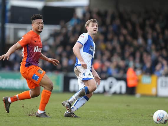 Tony Craig in Bristol Rovers action - he will add valuable experience to the Crawley squad / Picture: Getty