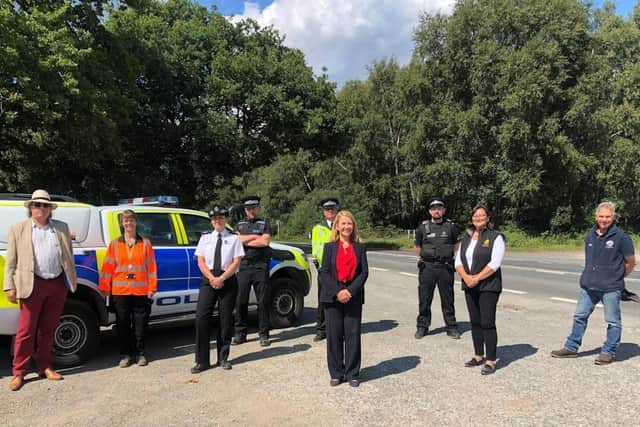 Police in Wealden joined forces with partner agencies in a day of action aimed at tackling rural crime and burglary in the district. Picture: Sussex Police