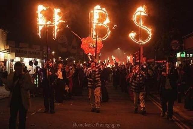 Hailsham Bonfire Society. Photo by Stuart Mole