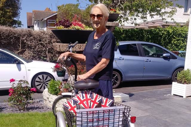 Miracles charity founder Theo Ellert with her trusty trike