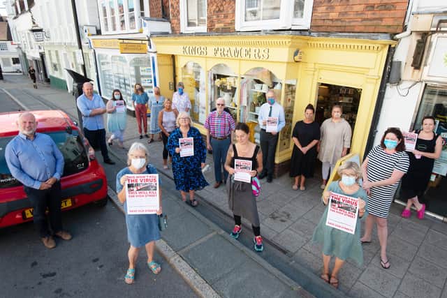 Upset Lewes traders. Picture: Edward Reeves Photography