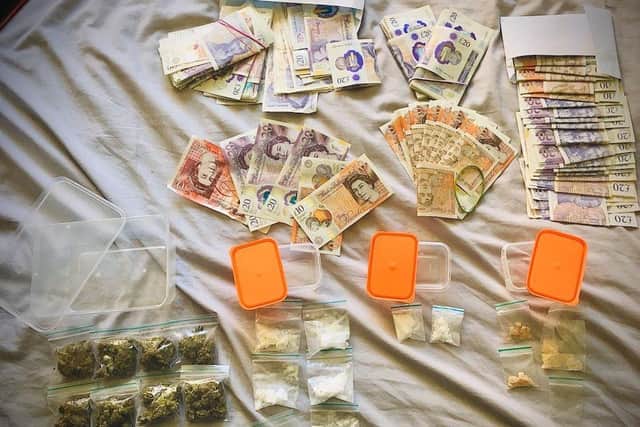 The Tactical Enforcement Unit bring in large hauls, such as this £35,000 find in Saltdean