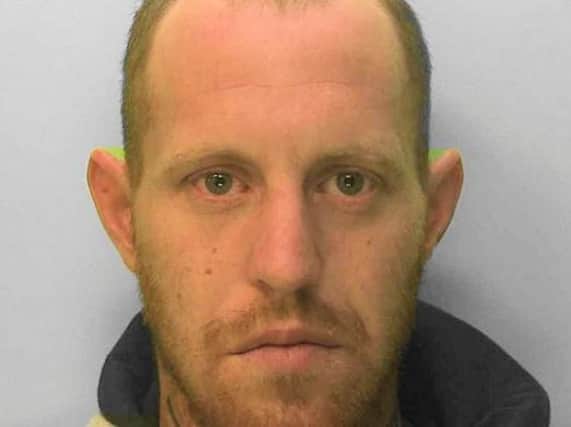 Hewett was also convicted of a burglary at a fish and chip shop in Westbourne in September, 2019. Photo: Sussex Police