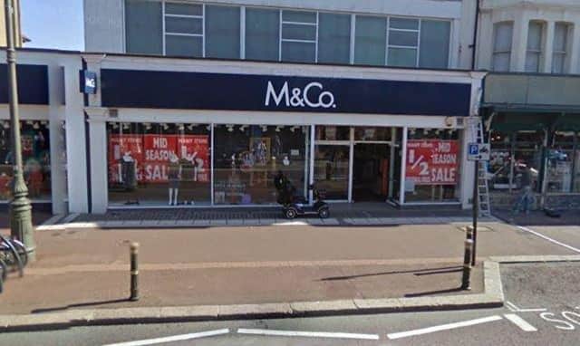 M&Co in Bexhill. Picture from Google SUS-200708-092139001