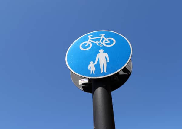 Pedestrian and cycle path (Photo by Catherine Ivill/Getty Images)