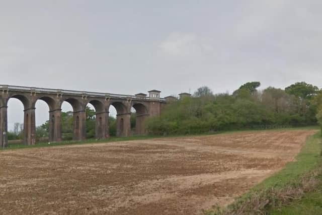 The fire in the open was near the Ouse Valley Viaduct at Balcombe. Picture: Google Street View