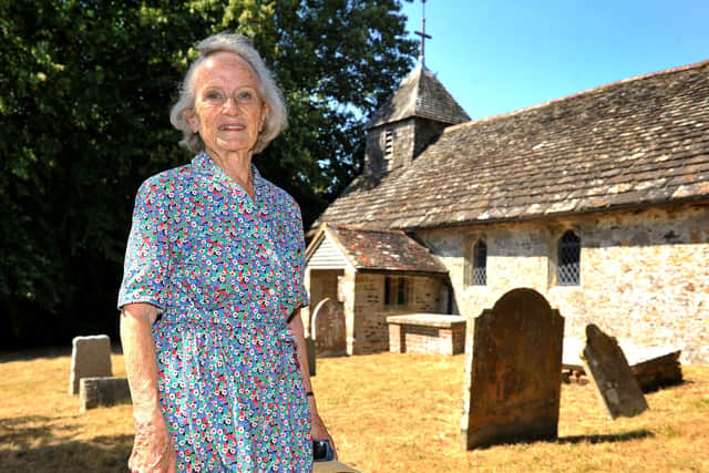 Janet Aldin, secretary of  The Wiggonholt Association and churchwarden of Wiggonholt Parish Church.. Photo: Steve Robards SR2008101 SUS-201008-165651001