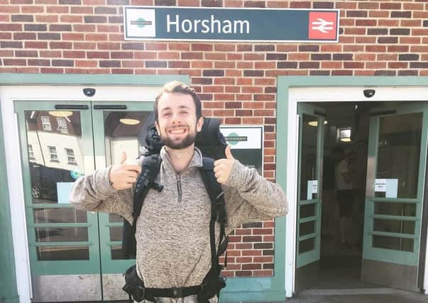 Scott Moyse from Horsham is set to step out of his front door and walk all the way to Africa to raise funds for Care4Calais SUS-201108-142046001