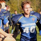 The University of Chichester's Spitfires American Football team has officially retired Wills jersey number (40). Photo: Tara Bunker
