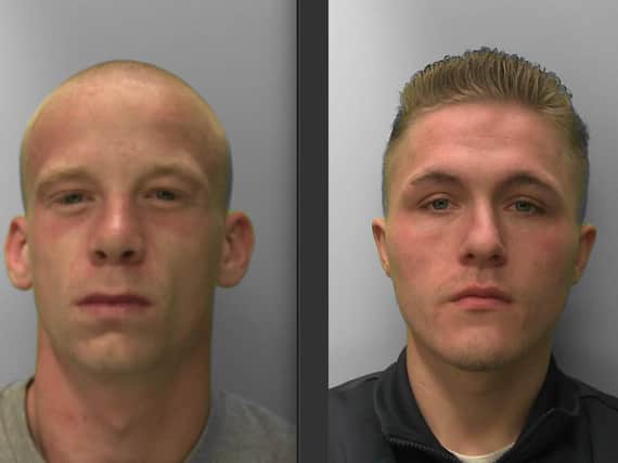 Reece Ripley and Cameron Skilton. Picture: Sussex Police