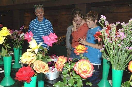 Roses on show at the Southwick and Fishersgate Horticultural Society summer show in 2007. Picture: Gerald Thompson S33264H7
