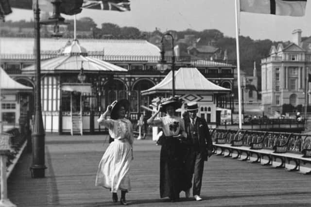 St Leonards Pier was once a popular destination for visitors