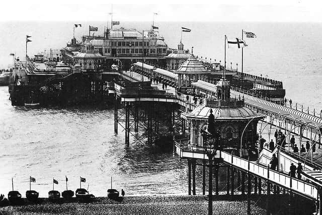 West Pier, Brighton, before. Picture: National Piers Society