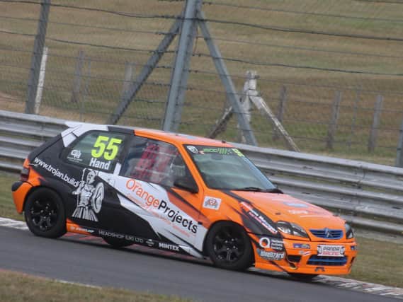 Charlie Hand in Brands Hatch action