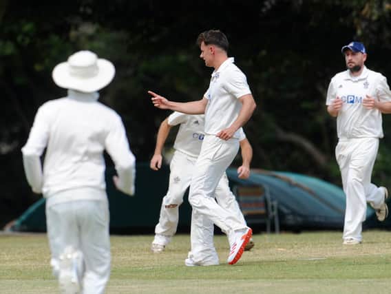 Worthing celebrate a West Chiltington wicket / Picture: Stephen Goodger