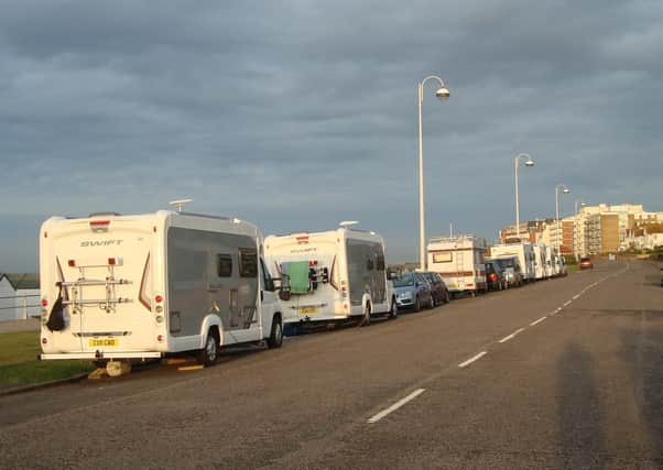 Motor homes parked in Bexhill ENGSUS00120120815151627