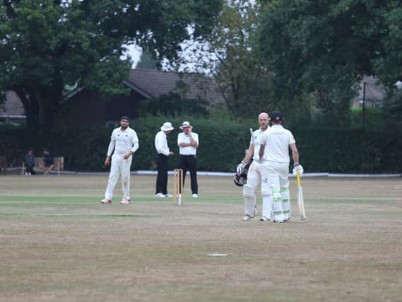 A break during the Horsham innings / Picture: Pete Willis