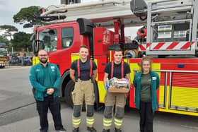 Worthing Morrisons delivery to Worthing Fire Station __czfXX-h67Nz1JsxLQT