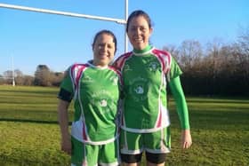 Horsham Ladies Rugby teammates Gina Leadbeatter and Kate Leyshon will take on this year's London Marathon which will be held virtually SUS-200819-090835001