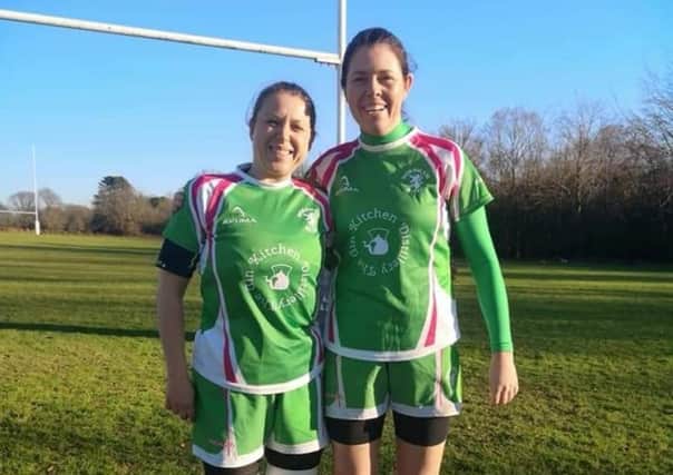 Horsham Ladies Rugby teammates Gina Leadbeatter and Kate Leyshon will take on this year's London Marathon which will be held virtually SUS-200819-090835001