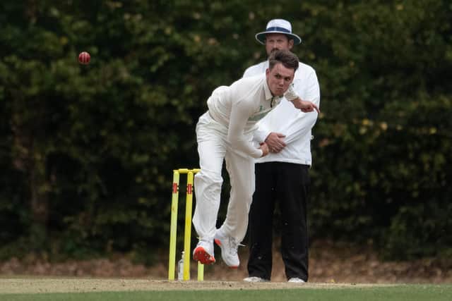 Conor Golding during his six-wicket spell on Saturday. Picture by James Western