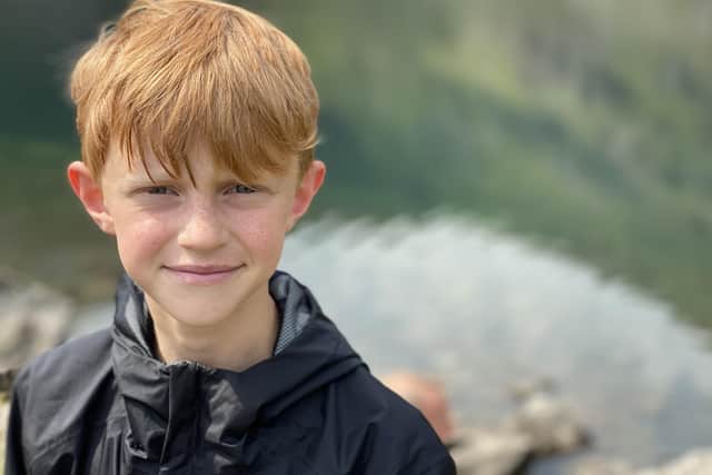 Sebby Wingrove, nine, will walk the Steyning Horseshoe six times in one day