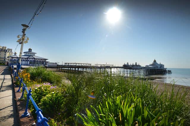 Eastbourne seafront and Eastbourne Pier